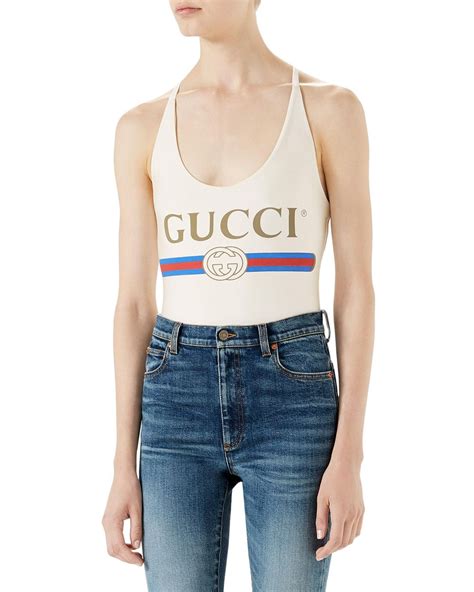 gucci corser|gucci logo bodysuit.